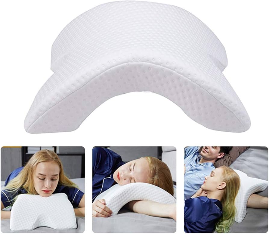 Anti Hand Pressure C Shaped Pillow for Couples