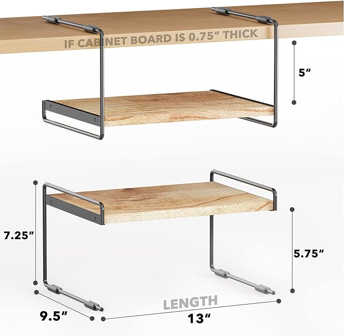 SpaceAid Cabinet Shelf Organizers , Kitchen Counter