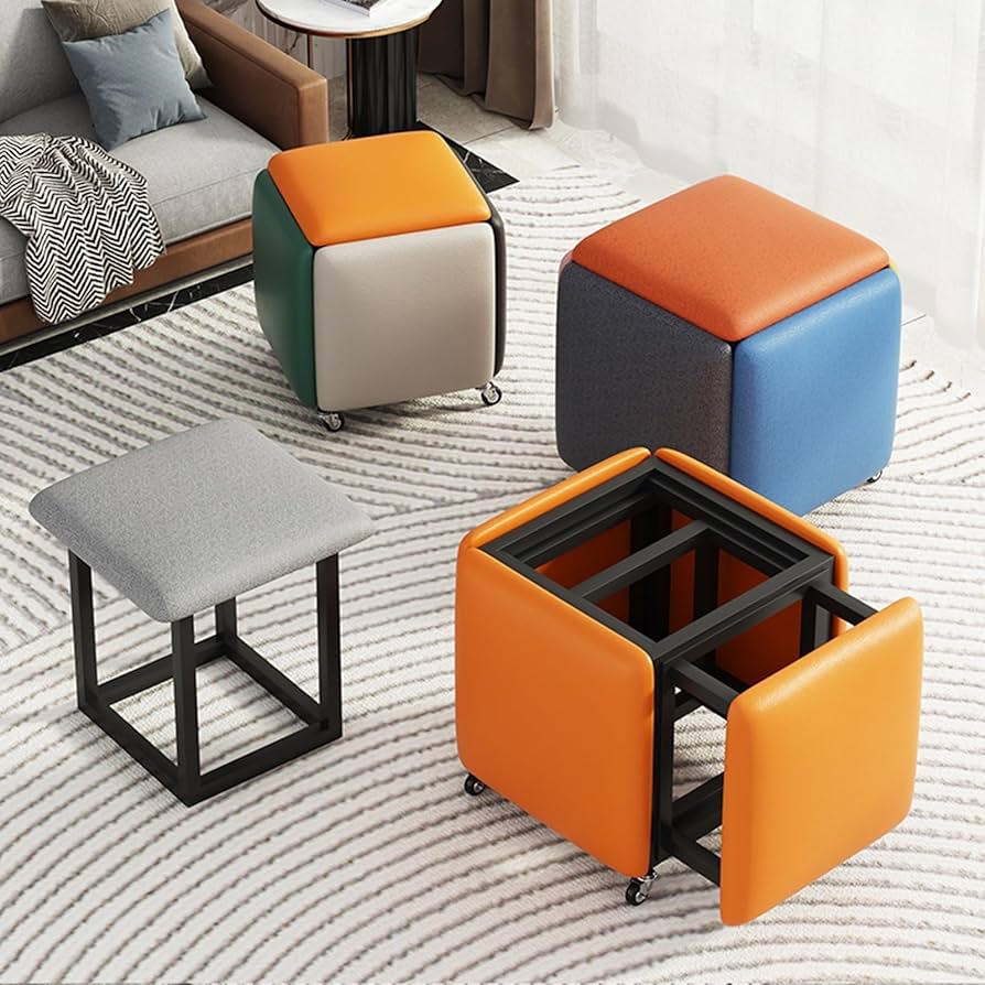 Multi-Cube Stool 5 in 1 For Dining, Living and Bed Room