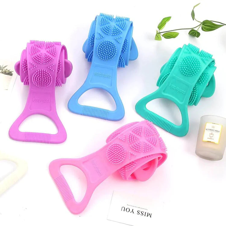 Rubber Band Body Scrub Silicone Scrubber for Shower