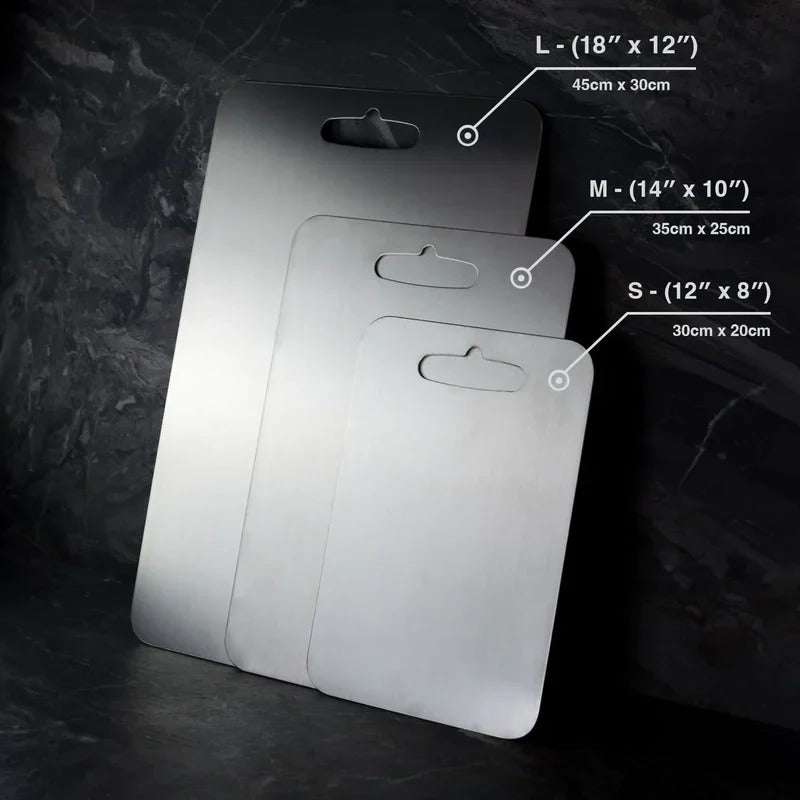 Multi-Function Stainless Steel Cutting Board